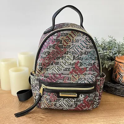 Juicy Couture Mini Backpack Purse Bag Handbag Multi-color • $24.95