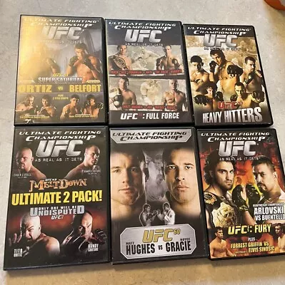 UFC Dvd Lot Of Six. With Bonus Dvd • $14.99