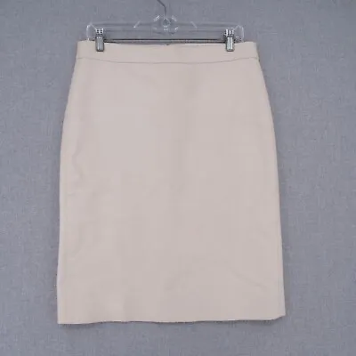 J. Crew Skirt Womens Size 8 Beige Straight & Pencil Business Casual • $8.50