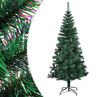 Artificial Christmas Tree With Iridescent Tips Green 120  PVC B7A6 • $62.53