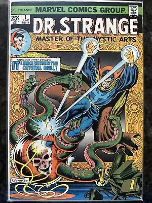 Dr. Strange #1 1974 Key Marvel Comic Book 1st Dr. Strange Solo Titled Series • $94.99