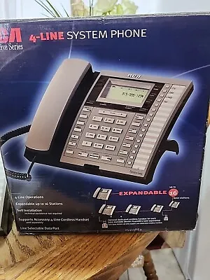 RCA 4-Line Executive Series Telephone 25415RE3 With Power Cord Untested  • $25