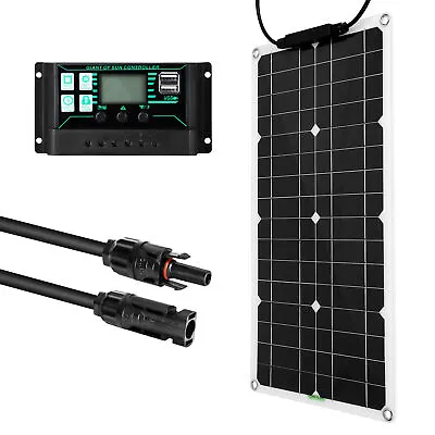 £24.29 • Buy 300W Solar Panel Kit 12V Battery Charger 30A Controller For Caravan Boat Car New