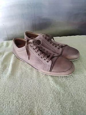 John Varvatos Star USA Hattan Leather Canvas Sneaker Low Top Lace Up Tan Men11.5 • $55