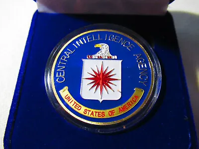 Central Intelligence Agency (CIA) Challenge Coin W/ Presentation Box • $30.25