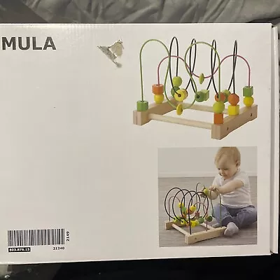 Ikea MULA Baby Wooden Roller Coaster Development Sensory Toy 18M+ • £11.50