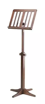 K & M Luxury Wooden Music Stand 116/1 Color Walnut F/S W/Tracking# Japan New • $357.31