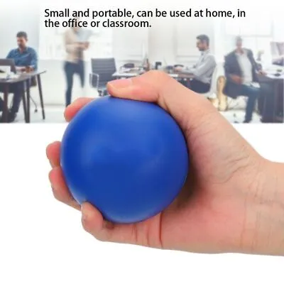 Massage Therapy Grip Ball For Hand Finger Strength Exercise Stress Relief(Blue) • £2.99