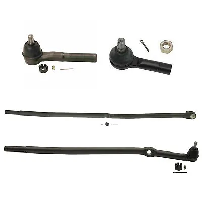 Moog Inner And Outer Steering Tie Rod Ends Kit With 8 Lug Wheels For Dodge Ram • $213.95
