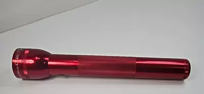 LED MAG-LITE MAGLITE Flashlight 12 In  3D CELL Red Tested Working USA Vintage • $18.99