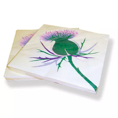 £5.99 • Buy Scottish Napkins- Green Thistle