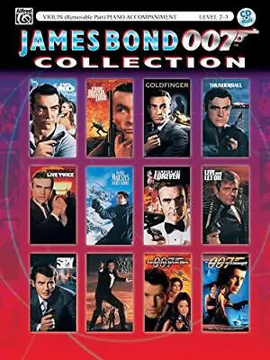 James Bond 007 Collection For Strings:(Book & CD)-Staff Alfred Publishing-sheet • £3.49
