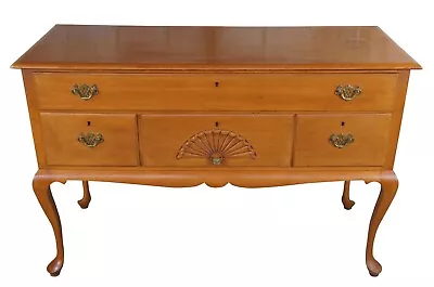 Antique Old Meeting House Maple Queen Anne Buffet Sideboard Console Credenza 54  • $1700