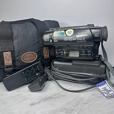 Sony Handycam Video 8 CCD-TR710E PAL Camcorder Video Camera Bundle UNTESTED! • $99