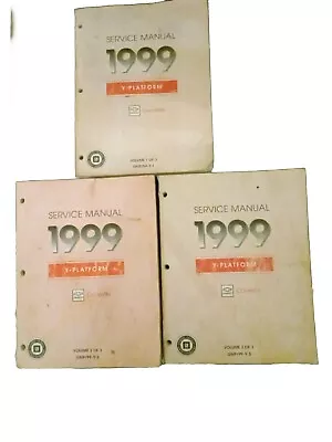 1999 C5 Corvette  3 Volume Set Complete Factory Service Manuals • $120