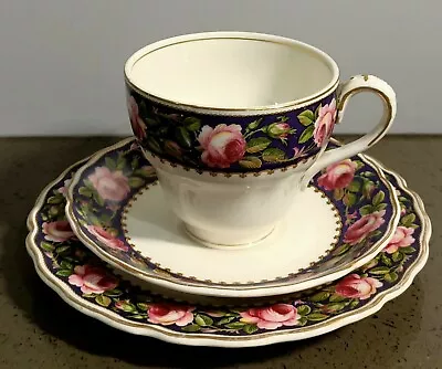 Marlborough Royal Petal Grindley England Chester Tea Trio • $30