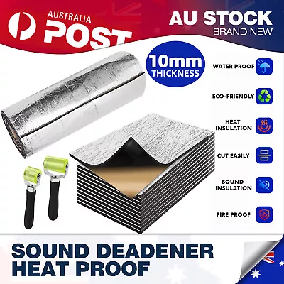 Heat & Sound Deadener For 88-98 OBS Truck Headliner Roof Kit 1142cm2 2500 C3500 • $27.22