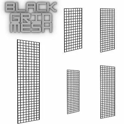 Grid Mesh Black Heavy Duty For Retail Display And Shipfittings Display • £32.95