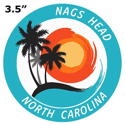 Nags Head North Carolina - Car Truck Window Bumper Graphics Sticker Decal • $2.99