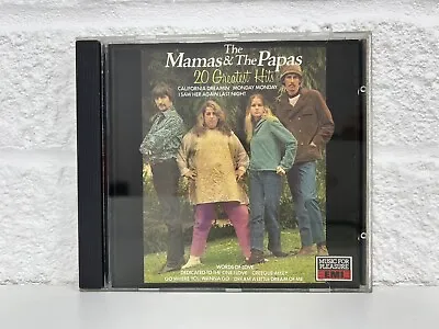 The Mamas & The Papas CD Collection Album 20 Greatest Hits Genre Rock Pop Music • £3