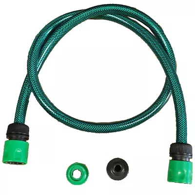 4-LAYER Hosepipe Garden Hose Pipe REINFORCED 1/2  1  1.5  2M + Connectors UKED • £5.99