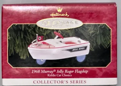 Hallmark Keepsake Kiddie Car Series Pedal Car 1968 Murray Boat Jolly Rogers • $9.95