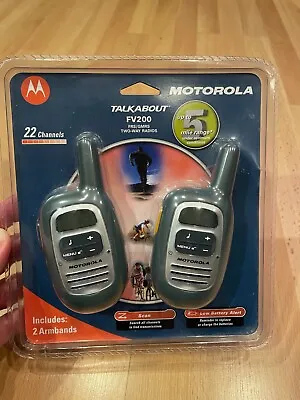 Motorola Talkabout FV200 FRS/GMRS Two-way Radios • $40