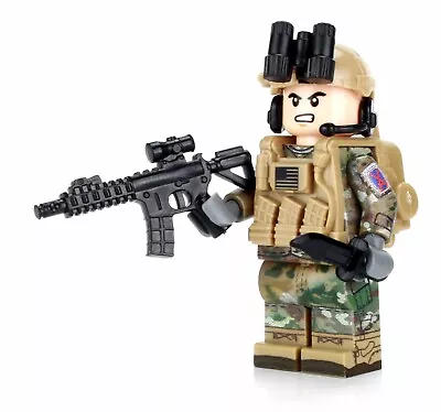 Army OCP 10th Mountain Infantry Soldier Made With Real LEGO® Minifigure • $30.82