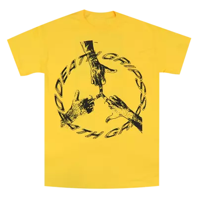 Vtg Death Grips Peace Daisy Heavy Cotton Yellow All Size Unisex Shirt • $16.99