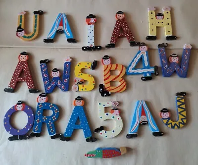 $3.99 • Buy Assorted Children's Wooden Alphabet Letters 