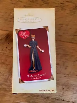 Hallmark Keepsake Ornament 2005 L.A. LA At Last I Love Lucy Lucille Ball Ethel • $13.99