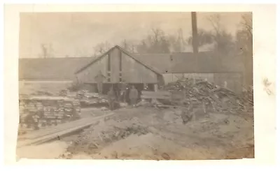 RPPC Steam Powered Lumber Mill Antique Postcard C.1910 Unknown Location • $10.99