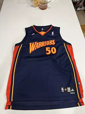 Golden State Maggette Warriors Adidas Jersey Swingman Blue Sewn Kids Xl Rare • $55