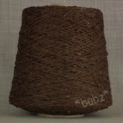 £15.95 • Buy SOFT WOOL BLEND DOUBLE KNITTING YARN - CHOCOLATE TWEED - 400g CONE DONEGAL STYLE