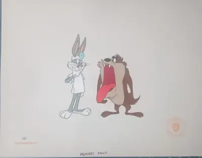 Warner Bros Store Opening Sericel Rare Ltd Ed Proof  Dr. Devil & Mr. Hare  1991 • $110.99