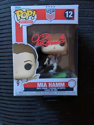 MIA HAMM SIGNED FUNKO POP! Beckett AUTOGRAPH Team USA Soccer • $250