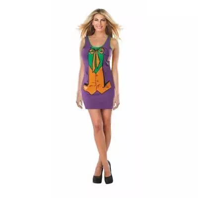 Joker Tank Dress Womens Official DC Comics Villain Purple W Print Details Rubies • $29.99