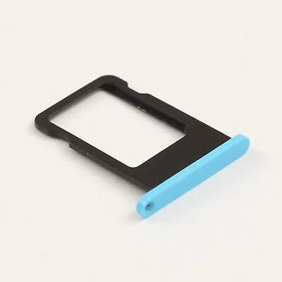 Genuine Apple Replacement SIM Card Tray For IPhone 5C (Blue) • $8.96