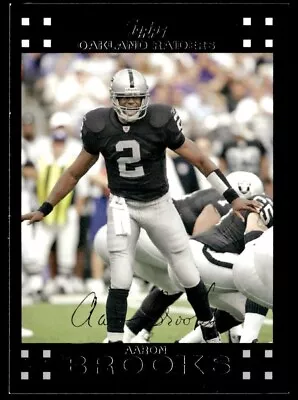 2007 Topps Aaron Brooks Oakland Raiders #33 • $2.10