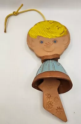 Vintage 1968 Pacific Stoneware Boy Wind Chime • $50