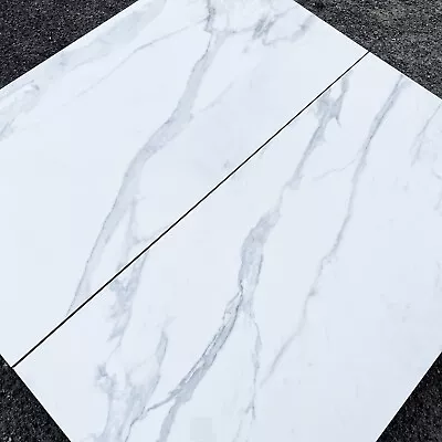 Neo Calacatta White Marble Porcelain Tiles - Job Lot Offer - £23/m2 Exc. Del. • £563.04