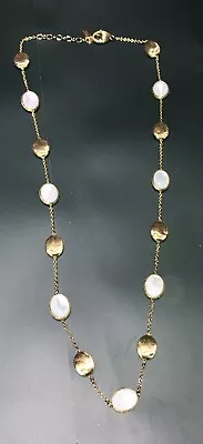 Marco Bicego 18k Yellow Gold Necklace With Mother Of Pearl • $2800