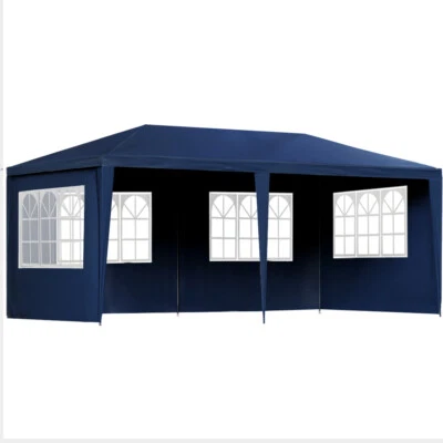 Instahut Gazebo 3x6 Outdoor Marquee Gazebos Party Wedding Tent Camping Blue • $106.85