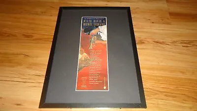 MILES DAVIS & MICHAEL LEGRAND-framed Original Poster Sized Advert • £35