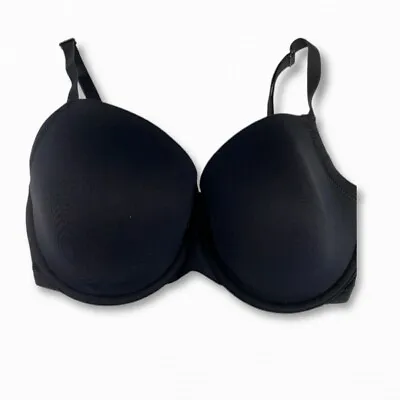 Marie Meili 34D Black Full Coverage Lined Underwire Bra • £7.80