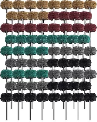 80x Abrasive Metal Polishing Buffing Wheel Burr Kit Set For Dremel Rotary Tool • $20.09