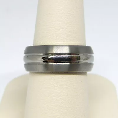 Men's 8.0mm Comfort Fit Titanium Wedding Band Ring At Zales For $149.00 • $34.95