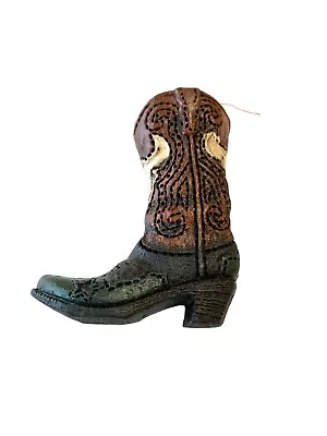 Cowboy Boot Western Rodeo Christmas Ornament Pendant Decoration Old West C3-D • $9.25