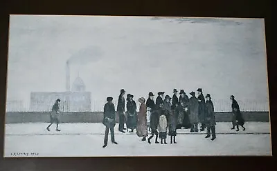 £75 • Buy Large Vintage Ls Lowry A Sudden Illness Print Framed And Glazed