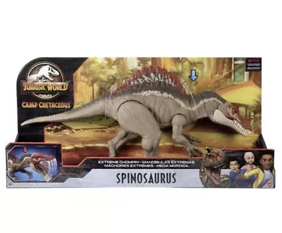 Jurassic World Camp Cretaceous Spinosaurus Extreme Chompin Dinosaur Figure NEW • $55.60